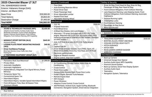 2025 Chevrolet Blazer 3LT