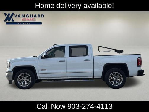 Summit White 2018 GMC Sierra 1500 SLT