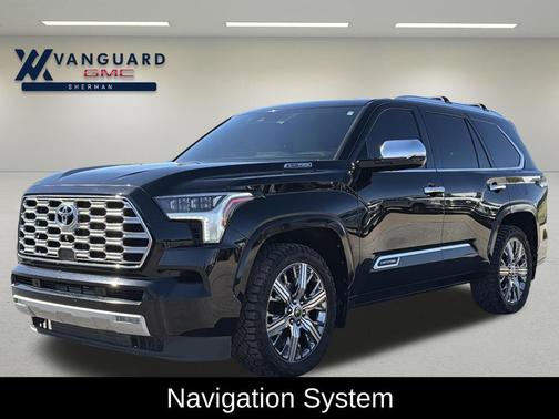 Midnight Black Metallic 2024 Toyota Sequoia Capstone