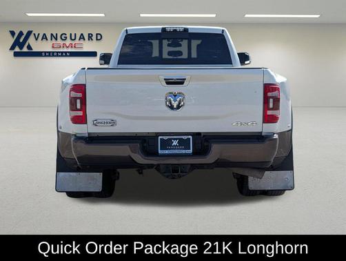 Pearl White 2021 RAM 3500 Longhorn