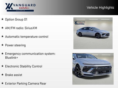 Aero Silver 2025 Hyundai SONATA SEL