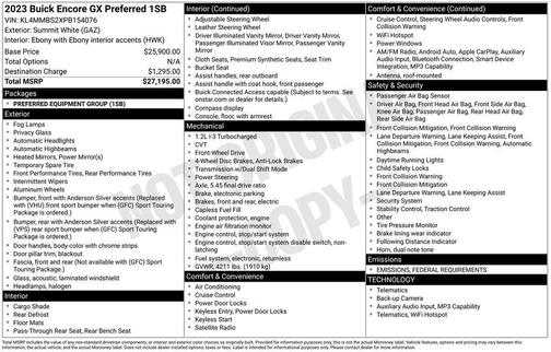 2023 Buick Encore GX Preferred
