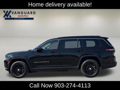 Diamond Black Crystal Pearlcoat 2024 Jeep Grand Cherokee L Laredo