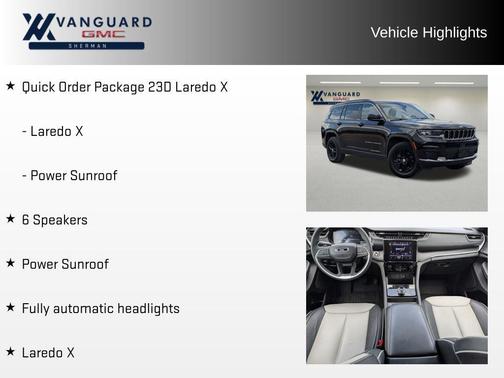 Diamond Black Crystal Pearlcoat 2024 Jeep Grand Cherokee L Laredo