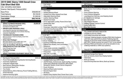 2019 GMC Sierra 1500 Denali