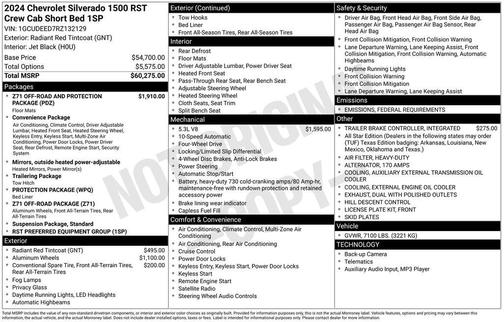 2024 Chevrolet Silverado 1500 RST
