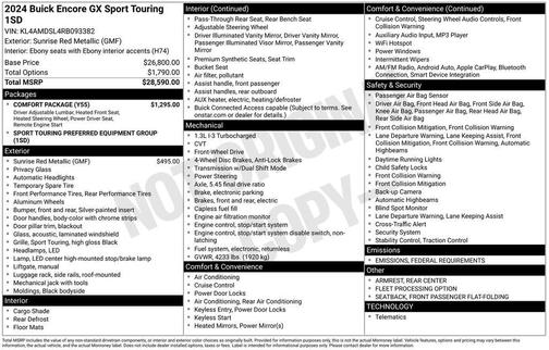 2024 Buick Encore GX Sport Touring