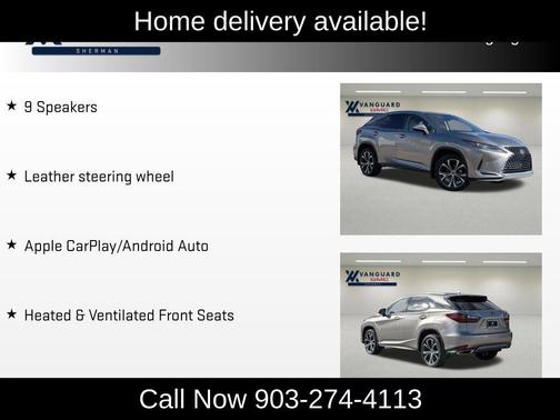 Atomic Silver 2020 Lexus RX 350 Base