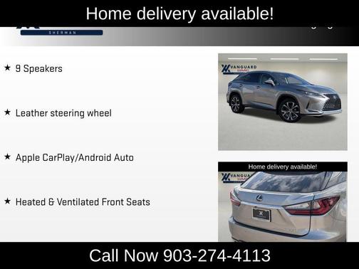 Atomic Silver 2020 Lexus RX 350 Base