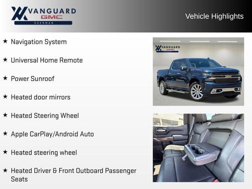 Northsky Blue Metallic 2020 Chevrolet Silverado 1500 High Country