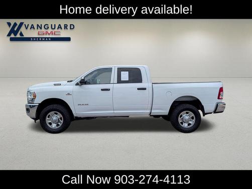Bright White Clearcoat 2022 RAM 2500 Tradesman Crew Cab 4x4 6'4' Box
