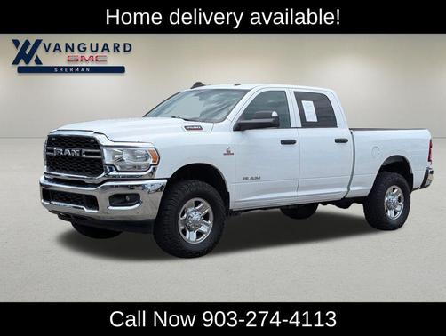 Bright White Clearcoat 2022 RAM 2500 Tradesman Crew Cab 4x4 6'4' Box