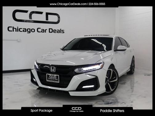 Platinum White Pearl 2019 Honda Accord Sport 2.0T