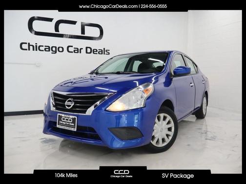 Blue 2015 Nissan Versa 1.6 SV