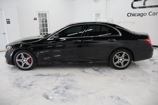 Black 2017 Mercedes-Benz E-Class E 300 4MATIC Sedan 4D