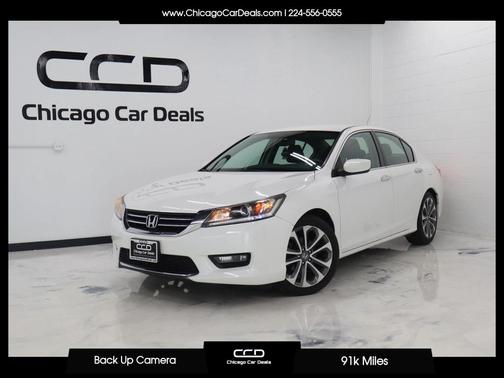White Orchid Pearl 2014 Honda Accord Sport