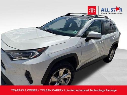Blizzard Pearl 2020 Toyota RAV4 Hybrid Limited