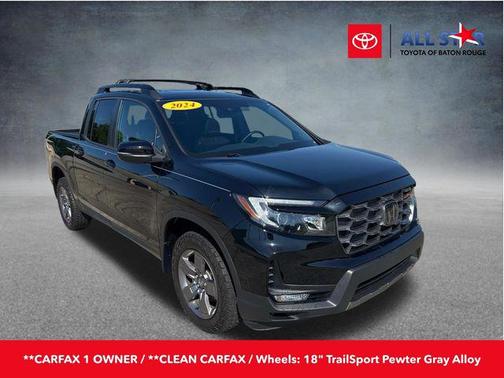 Crystal Black Pearl 2024 Honda Ridgeline TrailSport