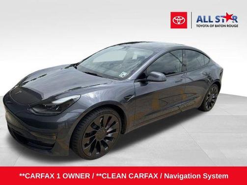 Midnight Silver Metallic 2023 Tesla Model 3 Performance