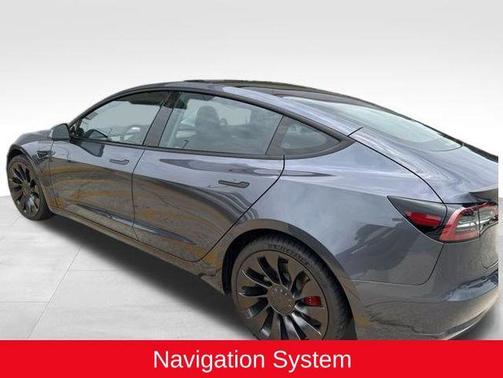 Midnight Silver Metallic 2023 Tesla Model 3 Performance