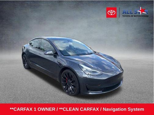 Midnight Silver Metallic 2023 Tesla Model 3 Performance
