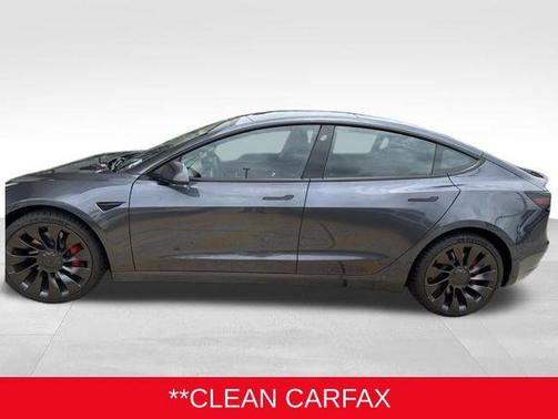 Midnight Silver Metallic 2023 Tesla Model 3 Performance