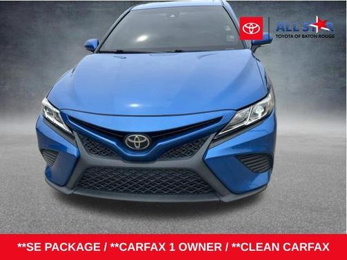 Blue Streak Metallic 2018 Toyota Camry SE