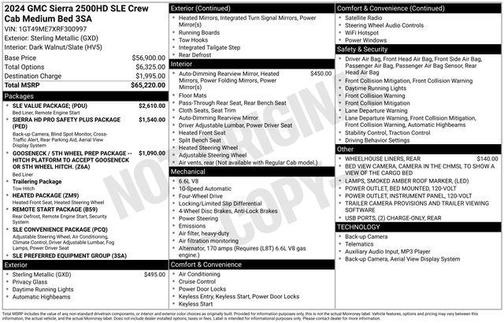 2024 GMC Sierra 2500 SLE