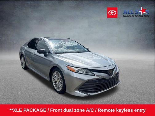 Celestial Silver Metallic 2018 Toyota Camry XLE