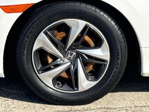 Platinum White Pearl 2020 Honda Civic LX