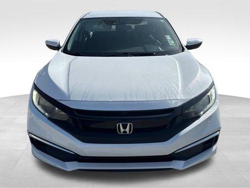 Platinum White Pearl 2020 Honda Civic LX