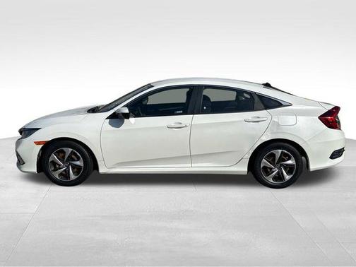 Platinum White Pearl 2020 Honda Civic LX