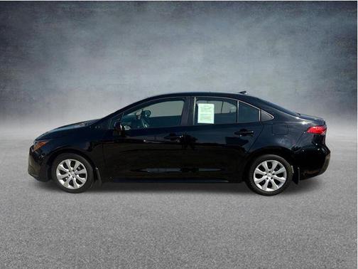 Midnight Black Metallic 2025 Toyota Corolla LE