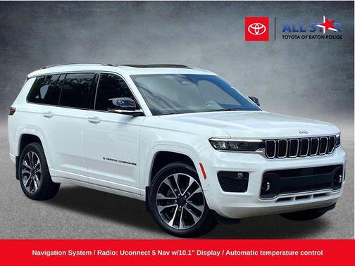 Bright White Clearcoat 2023 Jeep Grand Cherokee L Overland