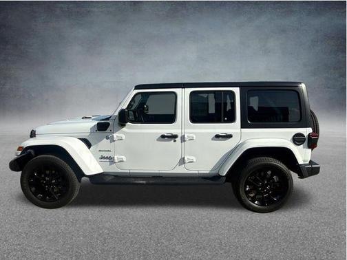 Bright White Clearcoat 2023 Jeep Wrangler 4xe Sahara