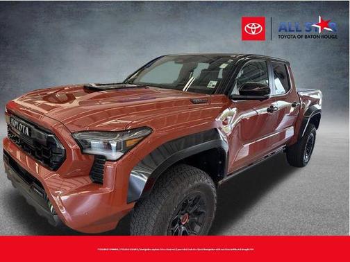 Orange 2024 Toyota Tacoma Hybrid TRD Pro