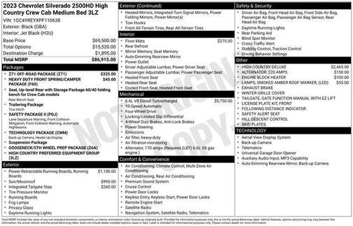 2023 Chevrolet Silverado 2500 High Country