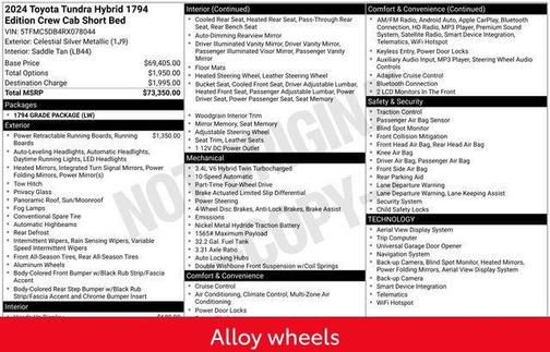 2024 Toyota Tundra Hybrid 1794 Edition