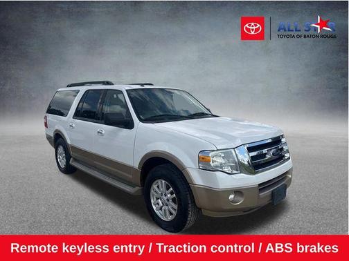 White Platinum Metallic Tri-Coat 2014 Ford Expedition EL XLT