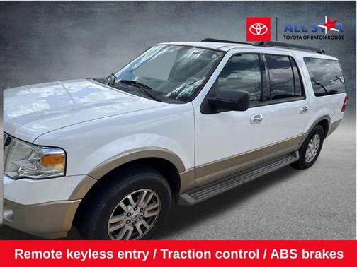 White Platinum Metallic Tri-Coat 2014 Ford Expedition EL XLT