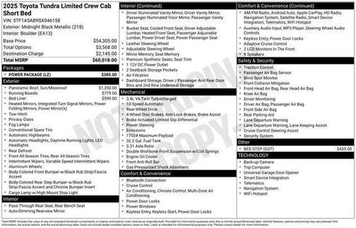 2025 Toyota Tundra Limited