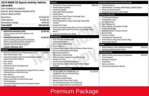 2018 BMW X5 xDrive50i