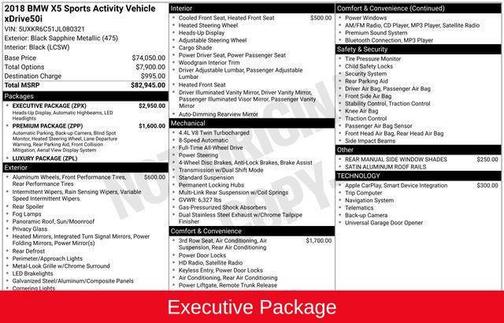 2018 BMW X5 xDrive50i