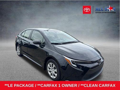 Midnight Black Metallic 2026 Toyota Corolla Hybrid LE