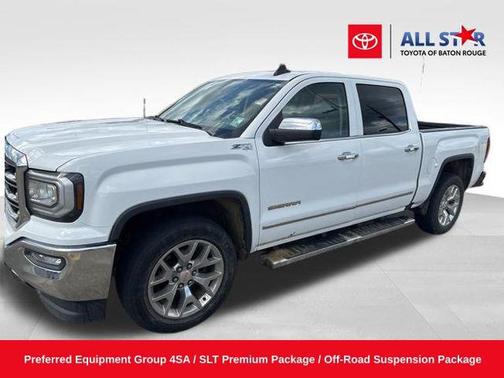 Summit White 2018 GMC Sierra 1500 SLT