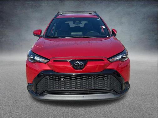 Barcelona Red Metallic 2024 Toyota Corolla Hybrid SE