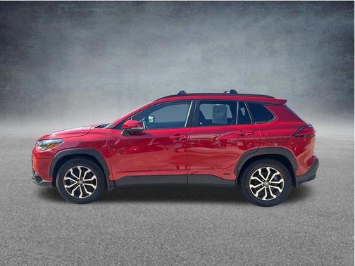 Barcelona Red Metallic 2024 Toyota Corolla Hybrid SE