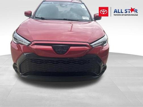 Barcelona Red Metallic 2024 Toyota Corolla Hybrid SE