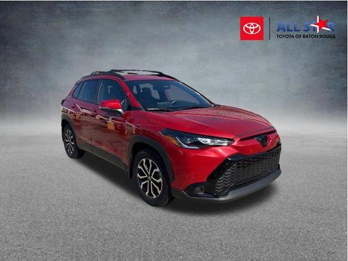 Barcelona Red Metallic 2024 Toyota Corolla Hybrid SE