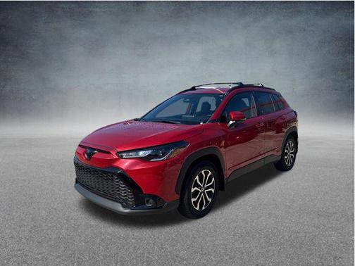 Barcelona Red Metallic 2024 Toyota Corolla Hybrid SE